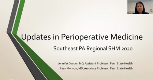 Workshop 2: Updates in Perioperative Medicine